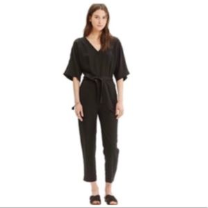 Madewell Kimono Black Jumpsuit